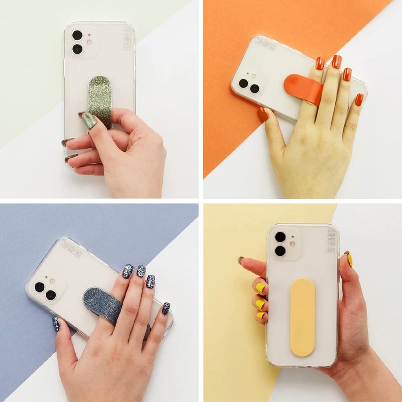 MULTI BAND Original Phone Grip, Secure Hand Strap Holder, Slim Fashionable Finger Loop Selfie Grip, Phone Stand Compatible with Most Smartphones - Image 2